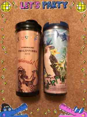 NWT Starbucks Philippines 2015 Festivals & 17th Anniversary Mug Tumbler Cup - Sold on eBay Oct, 14th 2018 for $25.00