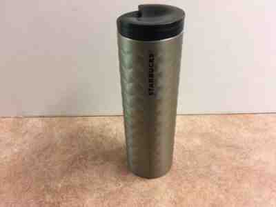 Starbucks Coffee Stainless Steel Quilted Tumbler w/ Sealing Lid 2015 16 Oz - Sold on eBay Oct, 12th 2018 for $2.99