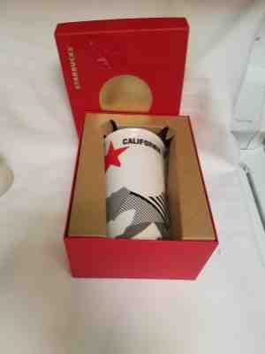 2015 Starbucks CALIFORNIA Bear TRAVEL Tumbler MUG New In BOX  12 OZ - Sold on eBay Oct, 9th 2018 for $39.99