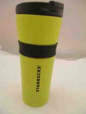 Starbucks Stainless Steel Grip Tumbler Yellow Black 16 fl oz Exclusive 2016 - Sold on eBay Nov, 17th 2018 for $19.99