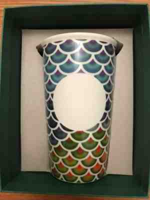 Starbucks 2016 Christmas 12oz Siren Scales Tumbler NIB - Sold on eBay Nov, 16th 2018 for $50.00