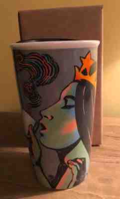 Starbucks 2016 Siren 25th Anniversary Tumbler Travel Mug Milton Glaser Limited - Sold on eBay Nov, 2nd 2018 for $24.99