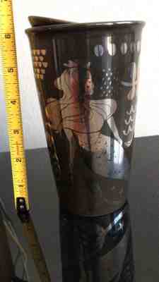 NEW Starbucks Holiday 2017 Siren Mermaid Ceramic Tumbler Brown Gold 12 oz NO BOX - Sold on eBay Nov, 17th 2018 for $26.50