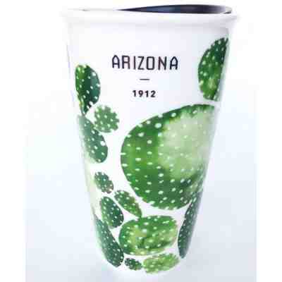STARBUCKS ARIZONA LOCAL COLLECTION 2017 CERAMIC TRAVELER TUMBLER  CACTUS LIMITED - Sold on eBay Nov, 6th 2018 for $48.00