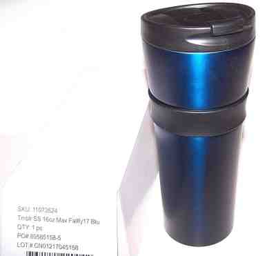 Starbucks Max Blue Stainless Steel Tumbler 16oz Grande 2017 NWT 11073524 - Sold on eBay Nov, 5th 2018 for $21.99