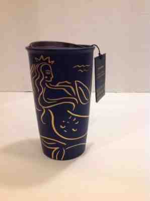 STARBUCKS 2017 Anniversary Collection Siren Mermaid Ceramic Tumbler - Sold on eBay Oct, 30th 2018 for $34.99