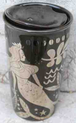 Starbucks 2017 Siren Ceramic Double Walled Tumbler 12 oz Mug Mermaid Holiday - Sold on eBay Oct, 27th 2018 for $16.49