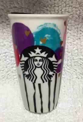 2017 Starbucks Valentines Day 12 Oz Ceramic Tumbler Double Wall Traveler NEW - Sold on eBay Oct, 27th 2018 for $18.99