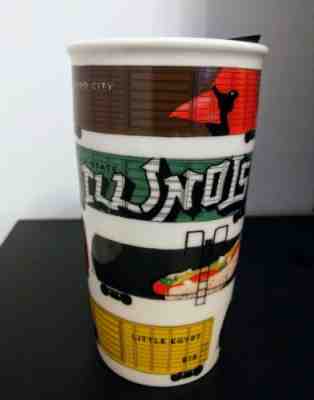 2017 Starbucks Illinois 12oz.Ceramic Tumbler Part of You Are Here Collection NWT - Sold on eBay Oct, 26th 2018 for $22.99