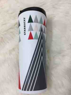 New Starbucks Travel Tumbler 2017 Stainless Steel Multi color 12 oz. - Sold on eBay Oct, 25th 2018 for $25.00