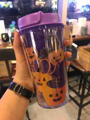NEW RARE 2017 China Starbucks Halloween party tumbler - No.4 - Sold on eBay Oct, 22nd 2018 for $20.99
