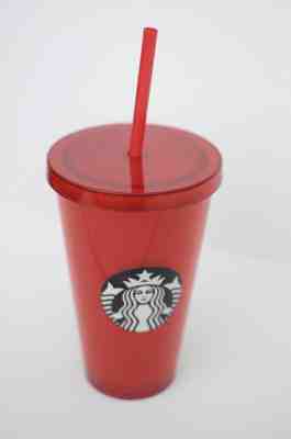 Starbucks Venti Red 2017 Cold Cup Tumbler 16 Oz - Sold on eBay Oct, 22nd 2018 for $17.99