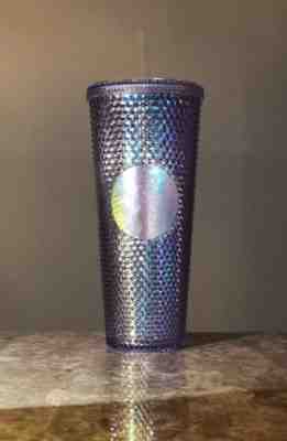 NEW- Starbucks 2018 Holiday Rainbow Iridescent Glitter Hologram Tumbler Cup 24OZ - Sold on eBay Nov, 17th 2018 for $32.99