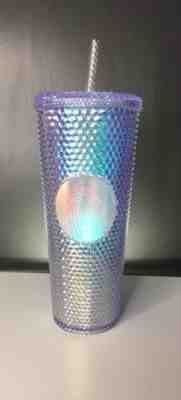 NEW Starbucks 2018 Iridescent Rainbow Cold Cup Tumbler 24 OZ - Sold on eBay Nov, 16th 2018 for $39.95