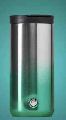 New 2018 Holiday Starbucks Green Glitter Ombre Stainless Steel Tumbler Tall 12oz - Sold on eBay Nov, 16th 2018 for $39.00