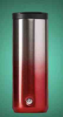 New Holiday 2018 Starbucks Red Glitter Ombre Stainless Steel Tumbler Grande 16oz - Sold on eBay Nov, 16th 2018 for $34.50