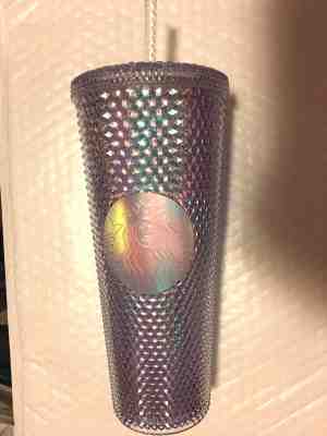 NEW- Starbucks 2018 Holiday Rainbow Iridescent Glitter Hologram Tumbler Cup 24OZ - Sold on eBay Nov, 15th 2018 for $37.95