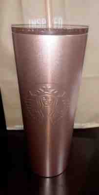 2018 Starbucks Rose Gold Pink Glitter Cold Cup Tumbler 26oz Venti Brand New! - Sold on eBay Nov, 15th 2018 for $26.00