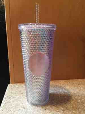 Starbucks Holiday 2018 Bling Bling Tumbler Iridescent Rainbow Glitter Christmas  - Sold on eBay Nov, 15th 2018 for $40.00