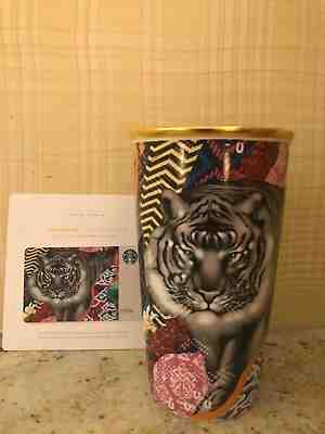 2018  New Starbucks Tristan Eaton SUMATRA Double Wall Ceramic Tumbler+Gift Card! - Sold on eBay Nov, 15th 2018 for $57.95