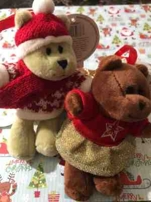 NEW Starbucks 2018 Limited Edition "Bearista" Bears (2) Christmas Ornaments Set! - Sold on eBay Nov, 17th 2018 for $16.50