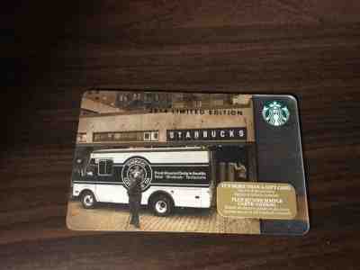 Starbucks Canada 2014 Truck In The Front Store Limited Edition Gift Card - Sold on eBay Nov, 16th 2018 for $2.99