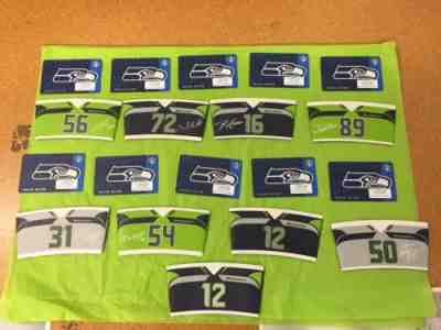 Seahawk's Starbucks Drink Sleeves And 10 Limited Edition Gift Cards - Sold on eBay Nov, 11th 2018 for $40.00