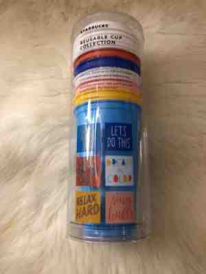 STARBUCKS 2018  REUSABLE SUMMER  CUPS Limited Edition 6PC SET 16OZ  - Sold on eBay Nov, 6th 2018 for $25.00