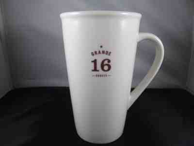 Starbucks Coffee 2010 Large White Mug Grande 16 Ounces Brown Letters Est.1971 - Sold on eBay Oct, 29th 2018 for $14.00
