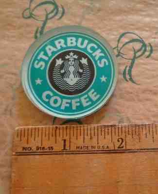 Starbucks SIREN MERMAID acrylic Coffee stamp magnet 1980's uncensored Naval RARE - Sold on eBay Aug, 28th 2018 for $23.00
