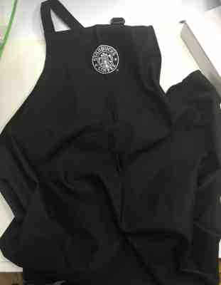 Vintage Starbucks Black Coffee Master Apron From the 1990's New - Sold on eBay Sep, 27th 2018 for $22.00