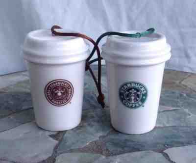 Set Of 2 Starbucks Ornaments From 2011 - Logo From 1971 And Logo From 1992 -EUC - Sold on eBay Oct, 31st 2018 for $4.99
