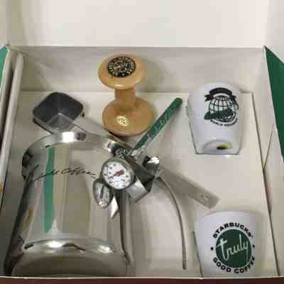 1996 Starbucks espresso essentials Espresso Accessory Kit New - Sold on eBay Sep, 19th 2018 for $39.60