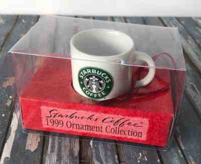 Original Box 1999 STARBUCKS Christmas Ornament Mermaid Logo - Sold on eBay Nov, 14th 2018 for $9.99