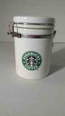 Starbucks Ceramic Storage Canister Green Mermaid Siren Logo Coffee Tea Jar 1999 - Sold on eBay Nov, 12th 2018 for $22.50