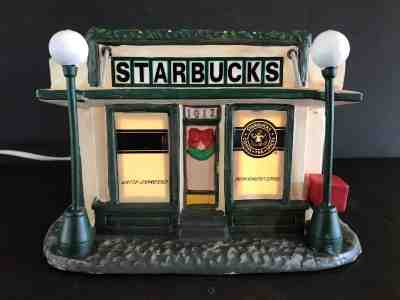 Starbucks Pike Place Market Store Replica Holiday Village House - 1999 - LE - Sold on eBay Nov, 4th 2018 for $37.00