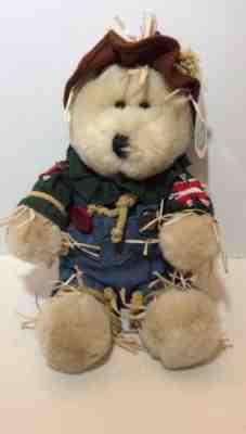 Starbucks Bearista Thanksgiving Scarecrow Collectible Plush Stuffed Toy 2001 - Sold on eBay Nov, 13th 2018 for $11.99