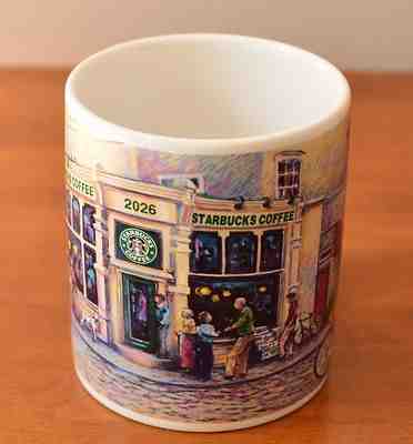 Starbucks 2001 Barista Coffee Mug 'Original Store in Seattle'  - Sold on eBay Sep, 8th 2018 for $19.50