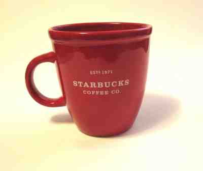 Starbucks Coffee Company Est 1971 Cup Mug Red 2001 Barista Large 16 ounce - Sold on eBay Sep, 6th 2018 for $23.95