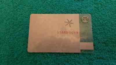 RARE! USED STARBUCKS 2001 SNOWFLAKE Gift Card 6005 Series Moderate Use  - Sold on eBay Aug, 27th 2018 for $45.77