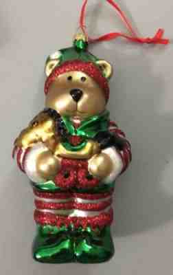 Starbucks LE 2001 Bearista Bear Elf Blown Glass Ornament  - Sold on eBay Aug, 26th 2018 for $5.00