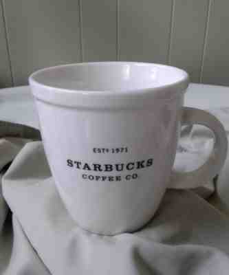 STARBUCKS Coffee Company 2001 BARISTA ABBEY  MUG CUP White Large 18 Ounce NWOT - Sold on eBay Aug, 21st 2018 for $15.00