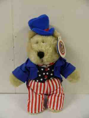 Starbucks Plush Bearista Bear Uncle Sam 2002 20th Edition  - Sold on eBay Oct, 10th 2018 for $8.99