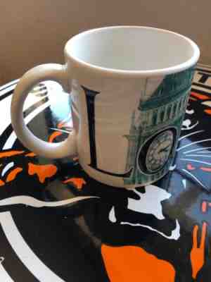 Starbucks London City Mug 2002 Collector's Series Big Ben Clock Tower 20 oz - Sold on eBay Oct, 8th 2018 for $3.33