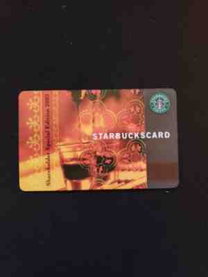 Starbucks Gift Card, Shareholder Special Edition 2003, ©2002 No Balance Rare HTF - Sold on eBay Oct, 8th 2018 for $16.00