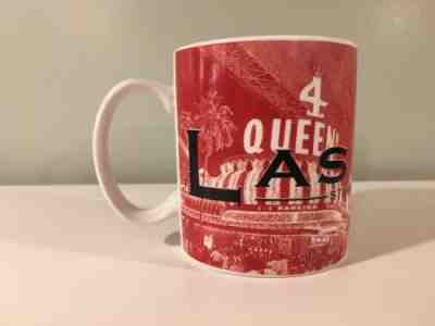 STARBUCKS Coffee Mug 2002 Las Vegas Red 18 oz Architecture Skyline Series 1 - Sold on eBay Oct, 2nd 2018 for $5.00