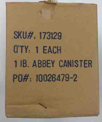Starbucks Coffee Company 2002 White Ceramic Abbey Canister Brand New In Box   - Sold on eBay Sep, 30th 2018 for $25.00