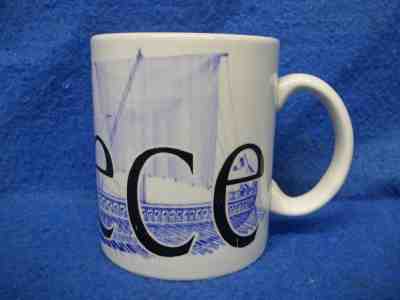 Starbucks Greece Collectors Series City Coffee Mug Cup 16oz 2002 - Sold on eBay Sep, 28th 2018 for $10.00
