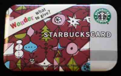 Starbucks Wonder what to give? Button 2002  Gift card hint - Sold on eBay Sep, 28th 2018 for $3.00