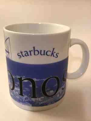Starbucks 2002 Mykonos Greece City Mug City Collector Series Blue 16 oz Coffee - Sold on eBay Sep, 24th 2018 for $12.00